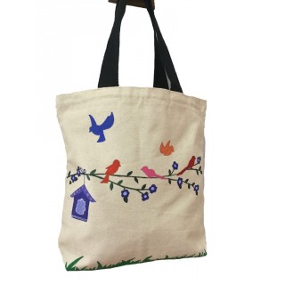 Ladies tote bag- Multicolor Birds